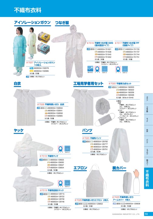 KAWANISHI PRODUCTS 2018 川西工業株式会社 総合カタログ