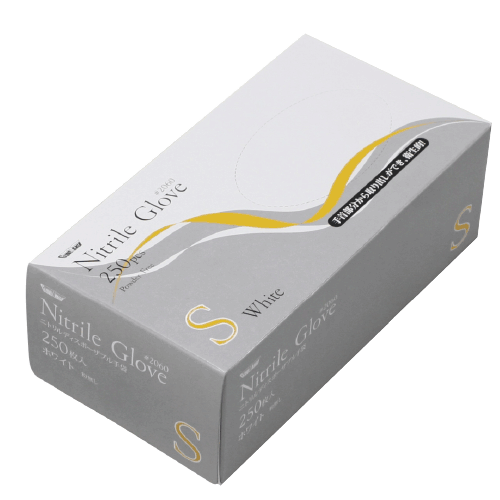 2060 ニトリル使いきり手袋 粉無 250枚入｜食品関連用品 (グローブ